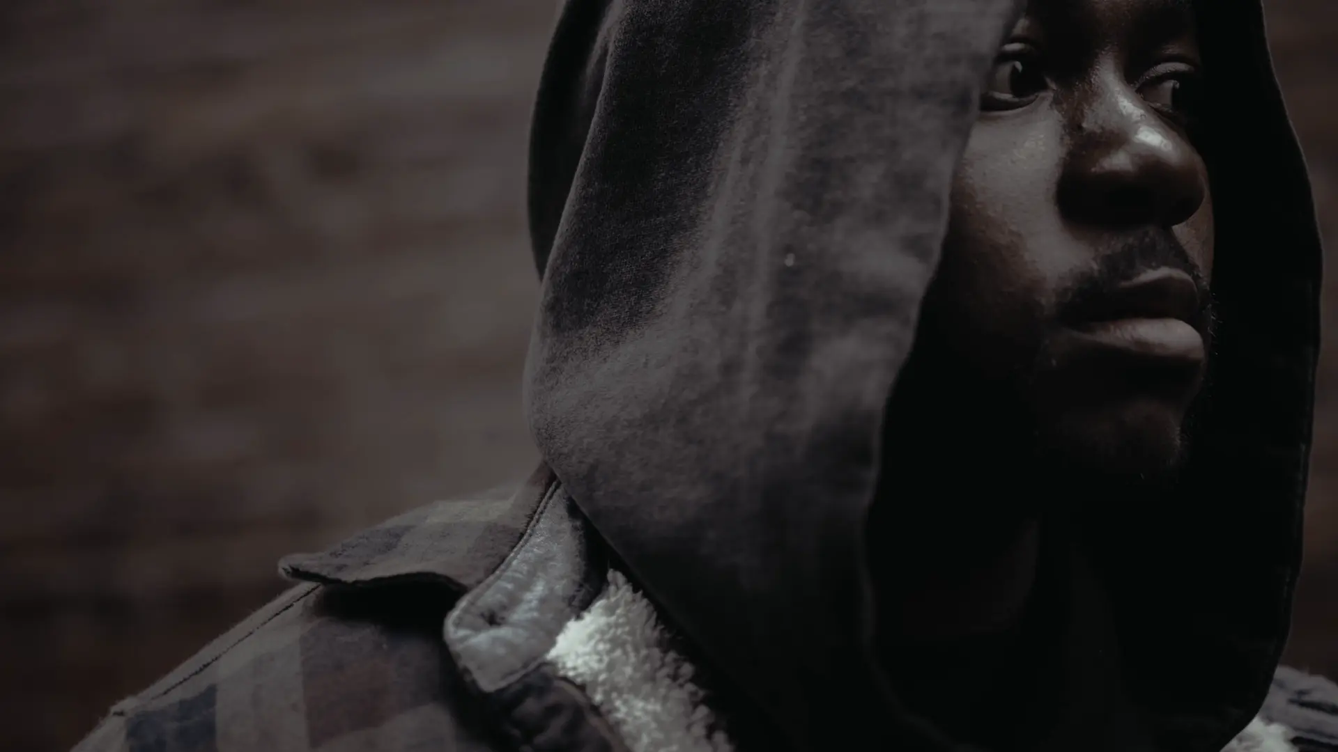 A Crime Story — the hood, waiting